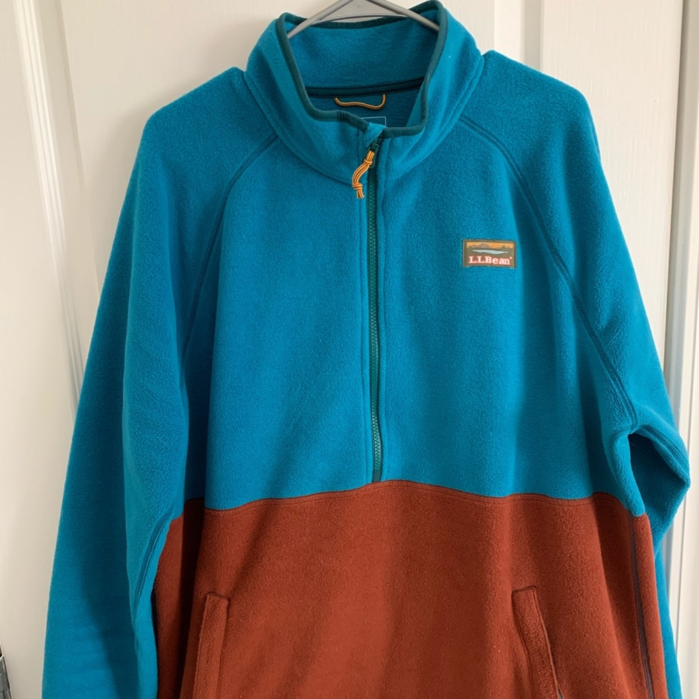 XL Men’s LL Bean fleece pullover